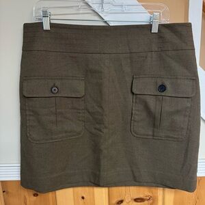 LOFT Olive Skirt